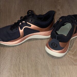 lululemon athletica Black and Tan Athletic Shoes